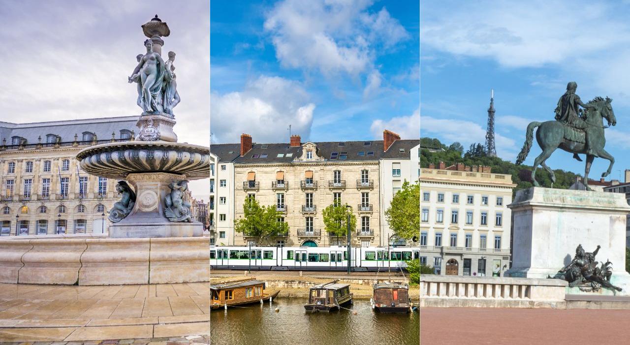 Dans l’ordre, Bordeaux, Nantes et Lyon sont les villes préférées des cadres parisiens pour s’installer