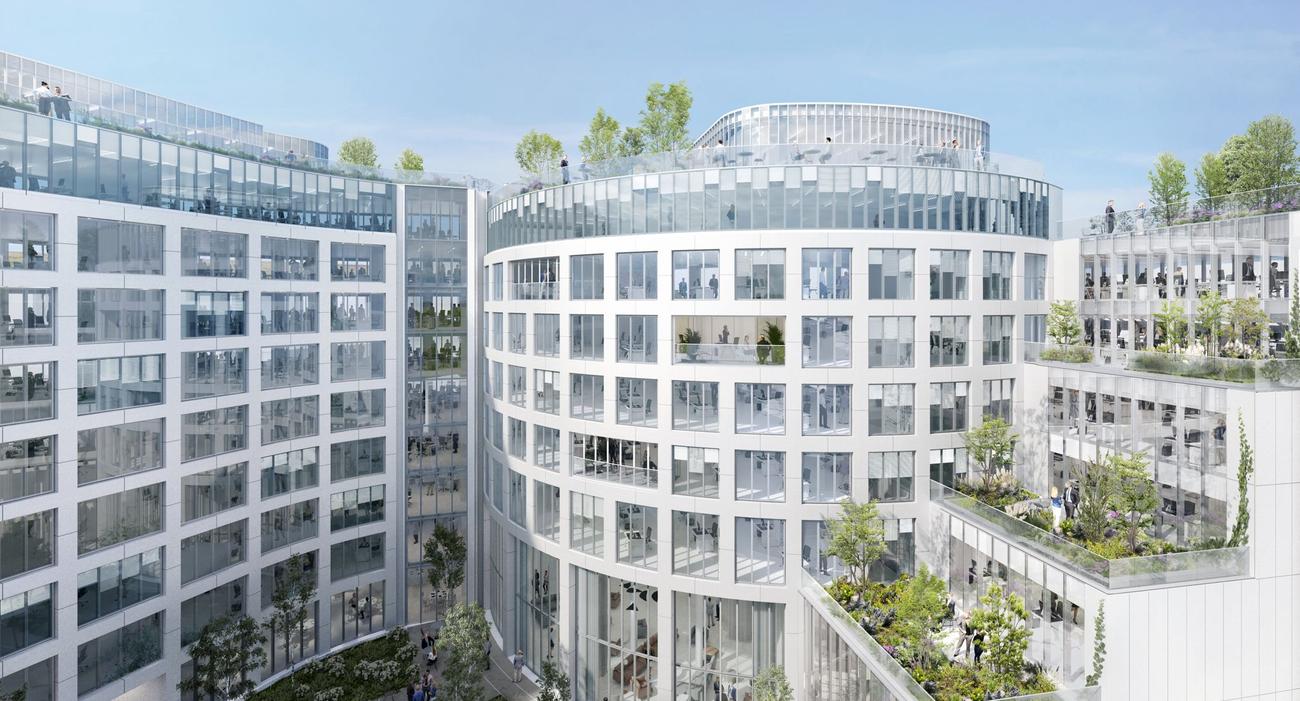 Un chantier spectaculaire pour 12.500 m de bureaux avenue