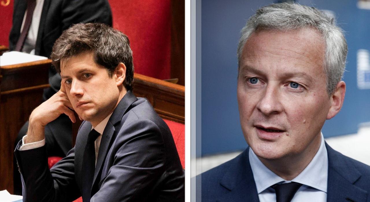 Julien Denormandie, ministre chargé du logement et Bruno Le Maire, ministre de l’Économie et des finances
