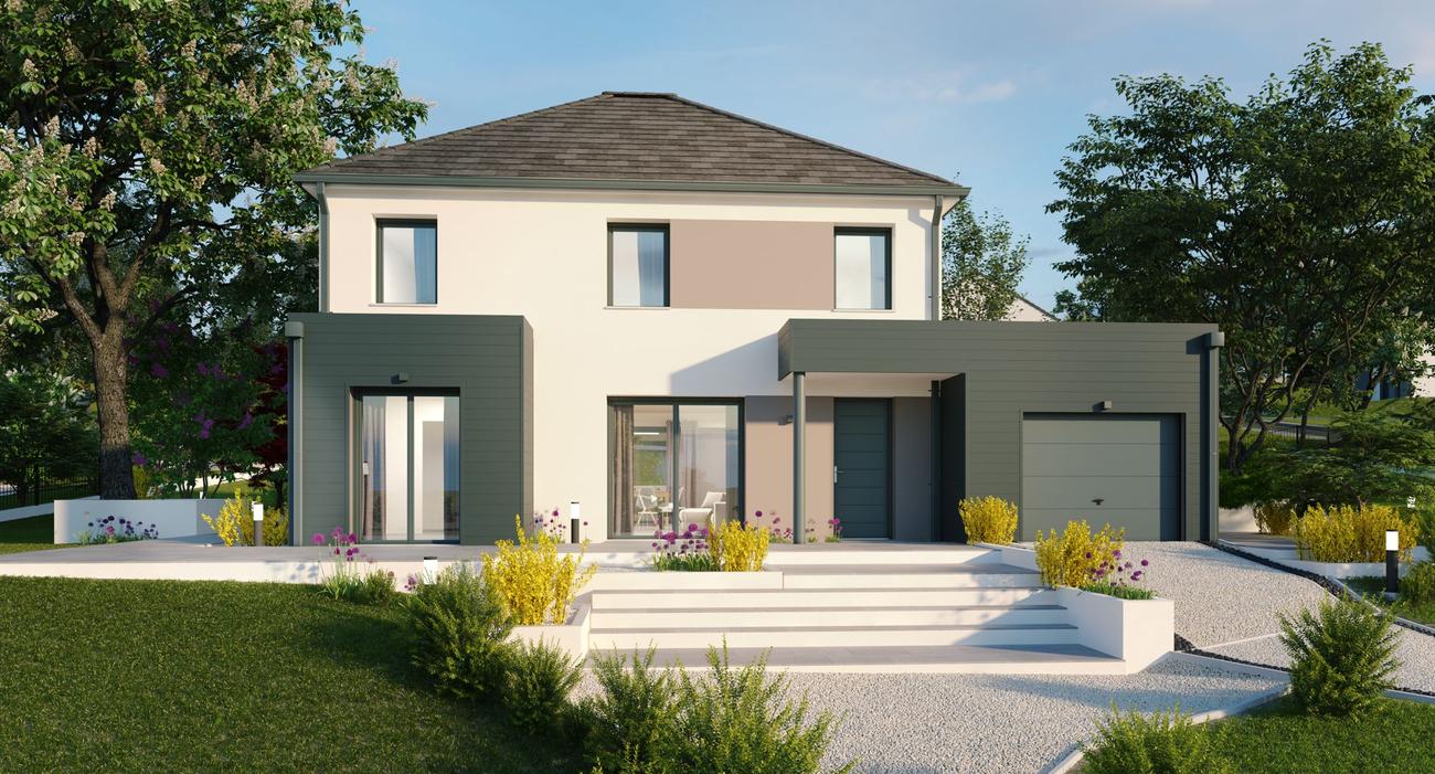 Les maisons proposées font en moyenne entre 110 et 130 m² (photo de synthèse)
