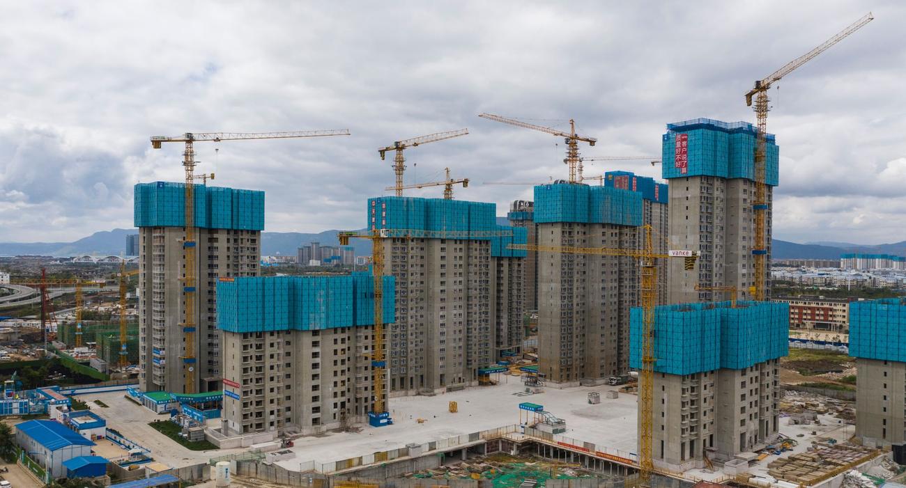 Image d’illustration d’un chantier résidentiel chinois.