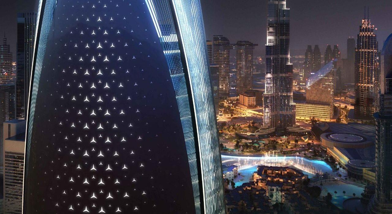 L'un des plus hauts gratte-ciel de Dubaï a été édifié par Mercedes-Benz