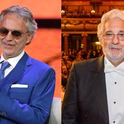 Andrea Bocelli vole au secours de Placido Domingo, accusé de harcèlement