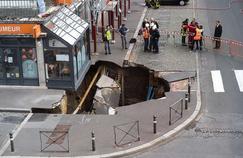 Un trou géant s’est brutalement ouvert dans le sol à Amiens 