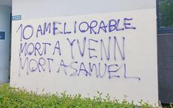 Grenoble: deux étudiants menacés de mort sur les murs de la fac