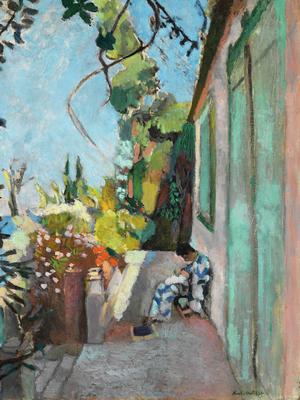 La Terrasse, Saint-Tropez, par Henri Matisse, 1904 (Boston, Isabella Stewart Gardner Museum).
