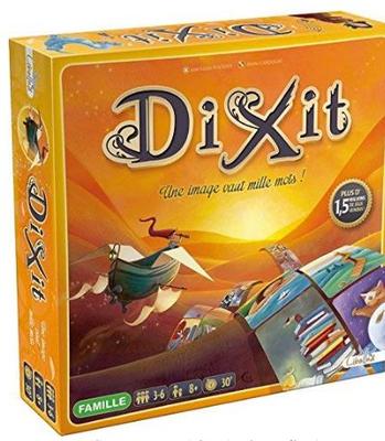 Faites marcher votre imagination pendant 30 minutes grâce à Dixit, à jouer avec toute la famille à partir de 8 ans. Amazon 34,99€