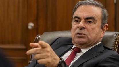 Carlos Ghosn, jeudi à Beyrouth, lors de sa rencontre avec Le Figaro.