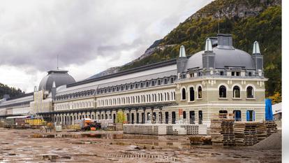 So groß wie der Bahnhof Saint-Lazare in Paris, sollte der Bahnhof Canfranc die Demonstration des Verständnisses zwischen Frankreich und Spanien sein.