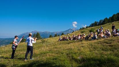 Balade musicale, l’été dernier, au festival de Chaillol, dans les Hautes-Alpes. Cette année, il est redéployé sous la forme de résidences, de juin à décembre.