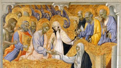 Giovanni di Paolo - Les noces mystiques de sainte Catherine de Sienne