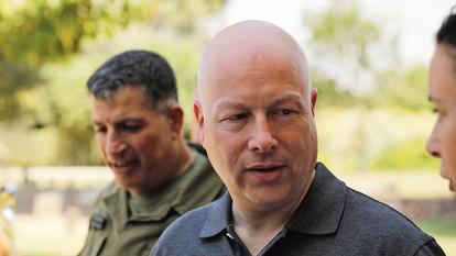 Jason Greenblatt (ici, en 2017), conseiller spécial de Donald Trump chargé d’établir un plan de paix israélo-palestinien, a démissionné en septembre 2019.