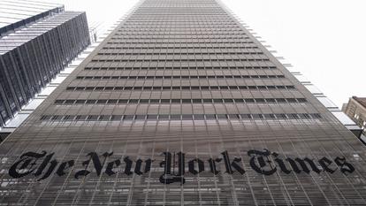 Le batiment de la rédaction du New-York Times.