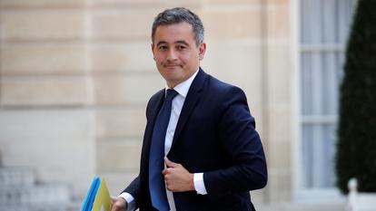 Le nouveau ministre de l’Intérieur, Gérald Darmanin à l’Élysée, le 7 juillet.