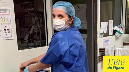 Caroline Fiat lors de son passage au CHU, qui l’a «requinquée». Surtout pour le caractère «concret» de son travail.