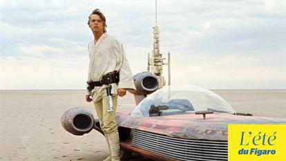 Le jeune Luke Skywalker et l’aéroglisseur qui a fait rêver tant d’enfants.