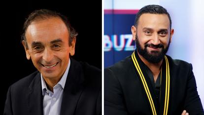 Éric Zemmour et Cyril Hanouna.