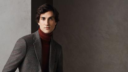 Depuis 20 ans, l’italien Loro Piana applique aux matières premières les plus nobles des technologies de pointe. Ici, une veste en cachemire Rain System, déperlant (3 300 €).