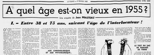 En 1955 Le Figaro mène l’enquête: à quel âge est-on vieux et inapte au travail?