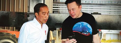 Quand le président indonésien rend visite à Elon Musk pour parler de nickel