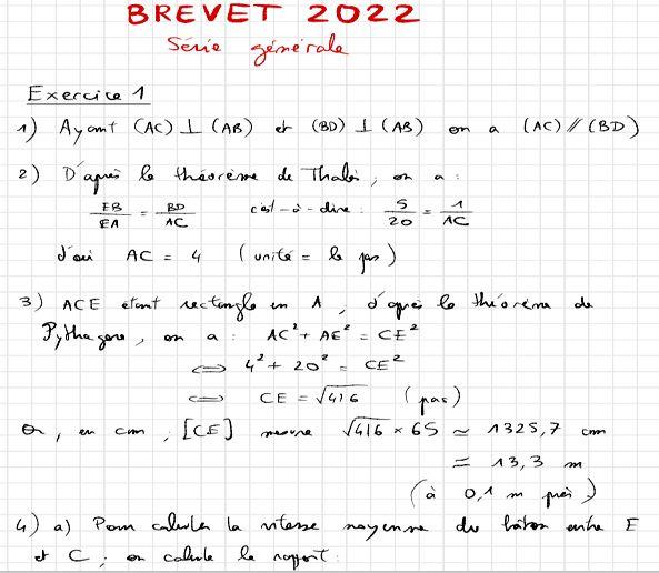 Sujet Et Corrigé Brevet Français Pdf 2022 Brevet de maths 2022: découvrez le sujet et le corrigé complet - Le Figaro  Etudiant