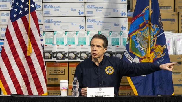 Andrew Cuomo, the governor of New York propelled onto the national stage