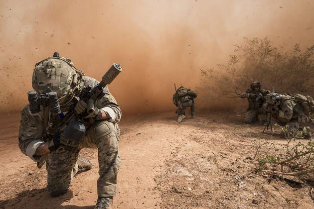 Soldats des forces spéciales au Mali.