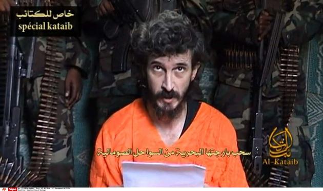 Juin 2010. Vidéo de Denis Allex filmée contre sa volonté par les islamistes somaliens.