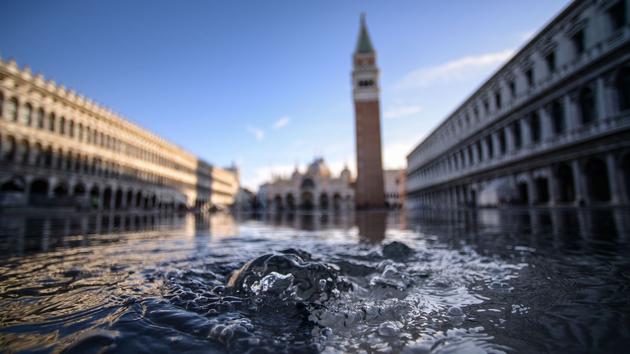 Retour en images sur l’impressionnante «aqua alta» qui a submergé Venise