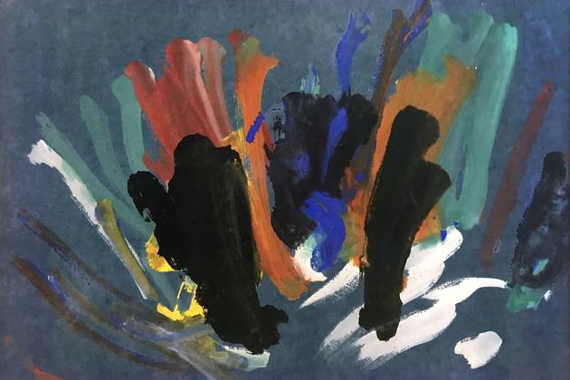 Les Peintures Si Humaines Du Chimpanze Congo A L Encan A Londres