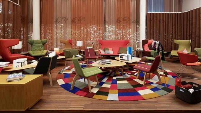 25hours Hotel Zurich West, un joyeux mélange de couleur dans une atmosphère chaleureuse.