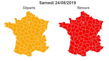 Vacances d'été: Une journée classée rouge dans le sens des retours Vacances d'été: Une journée classée rouge dans le sens des retours