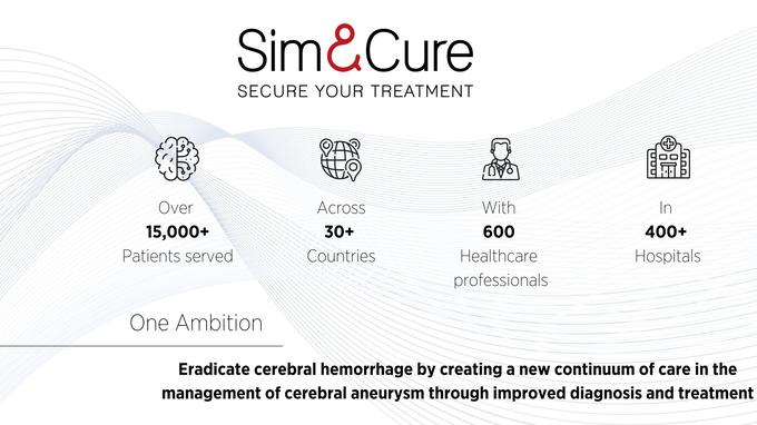 Sim & Cure, l’amélioration de la prise en charge des anévrismes cérébraux © Sim & Cure