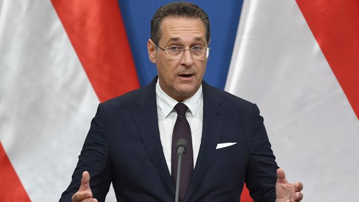 Heinz-Christian Strache, vice-chancelier et patron du FPÖ.