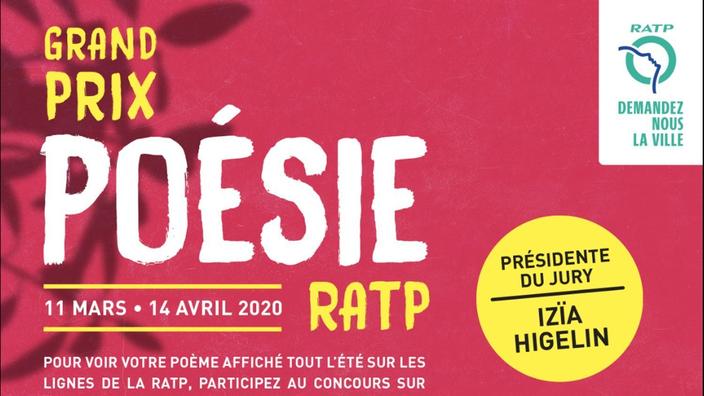 6e Prix Poesie Ratp 2020 Un Peu De Poesie Dans Ce Monde De Confinement