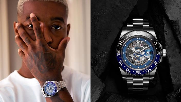 Une GMT-Master II “Batman” squelettée pour Presnel Kimpembe