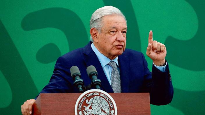 Le président méxicain Andres Manuel Lopez Obrador.