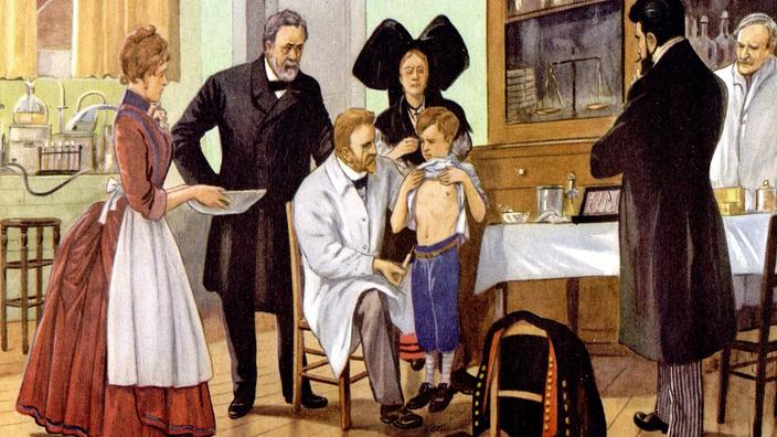 6 juillet 1885: Pasteur vaccine Joseph Meister contre la rage