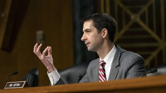 Senateur Tom Cotton Je Ne Vois Pas L Iran Rentrer Ses Griffes Dans Un Proche Avenir