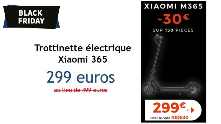 Black Friday: La trottinette Xiaomi M365 à seulement 299 euros avec un