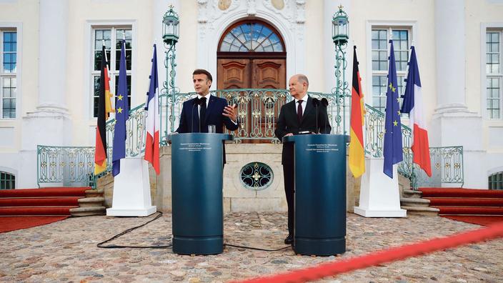 À Meseberg, Emmanuel Macron et Olaf Scholz enterrent la hache de guerre