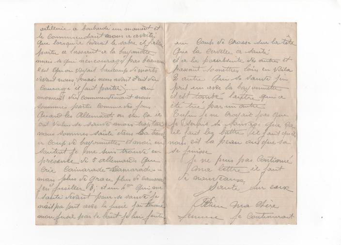 lettres à sa famille