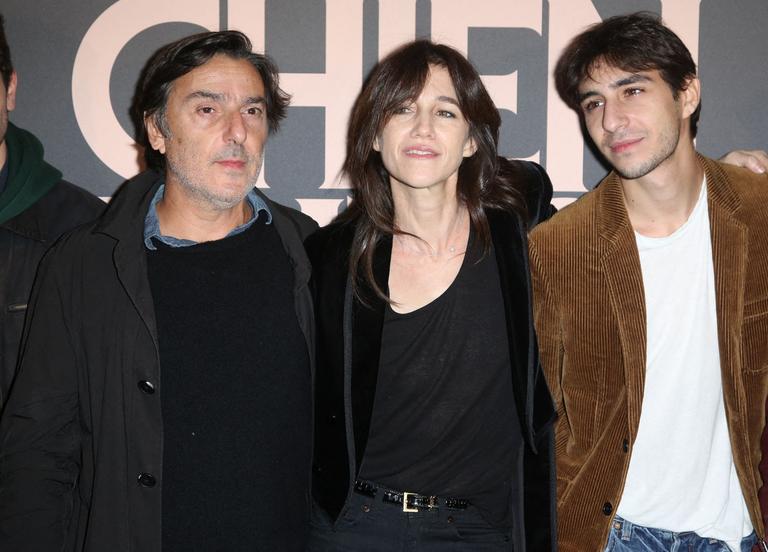 Yvan Attal, Charlotte Gainsbourg et leur fils Ben.