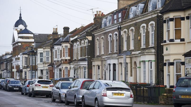 Les prix immobiliers ne flambent plus trop à Londres (ici un quartier résidentiel de l’est de la ville)