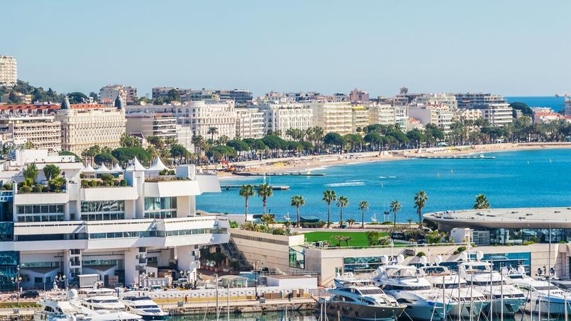 Vue de la baie de Cannes.