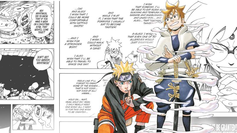 Naruto et Hachimaru de Samurai 8, les 2 héros de Kishimoto