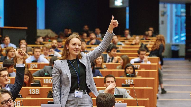 Lire article À Bruxelles, des étudiants dans la peau de parlementaires européens