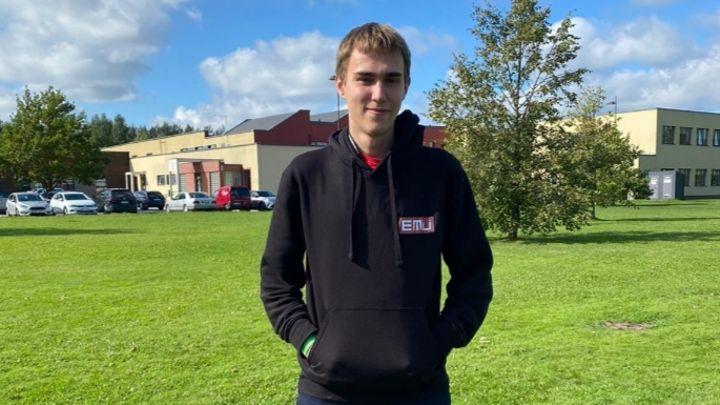 Gaspard, 17 ans, a commencé sa formation de vétérinaire à l’University of Life Sciences de Tartu, en Estonie.