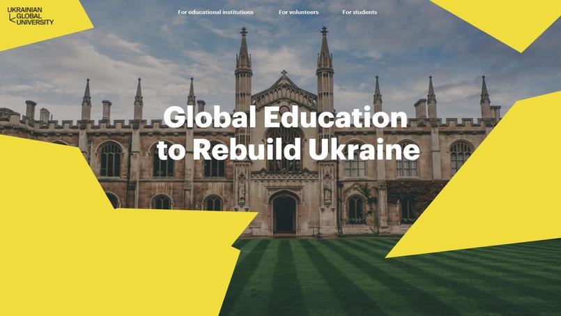 Ce site doit servir aussi de lien entre les étudiants en exil et les universités d’Ukraine. 