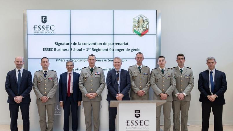 Lire article L’Essec signe un partenariat avec la Légion étrangère